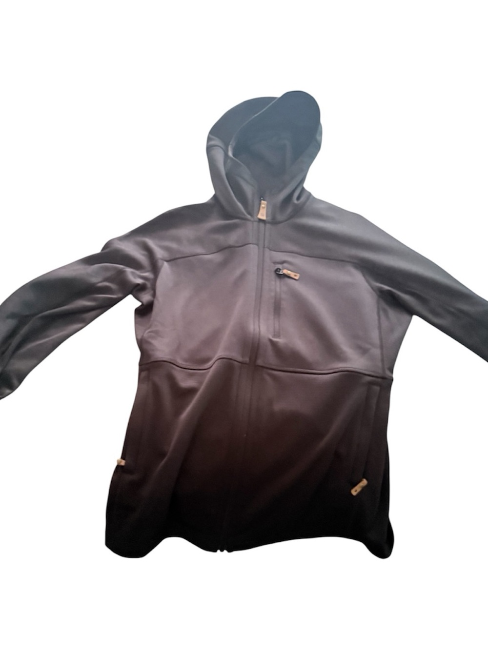 Fjallraven Women's Black Hooded Utility Jacket